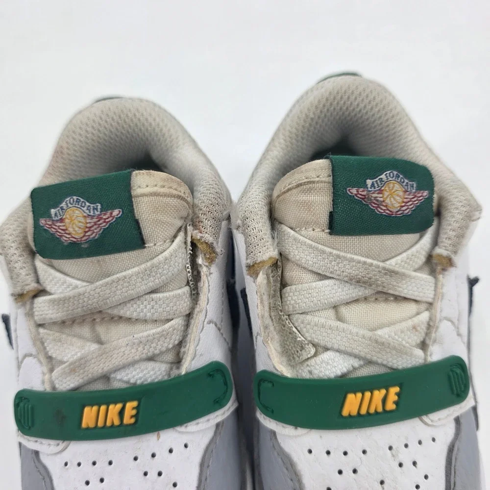 NIKE AIR JORDAN LEGACY 312 LOW SNEAKERS KIDS TODDLER SIZE 4C WHITE GREEN SHOES